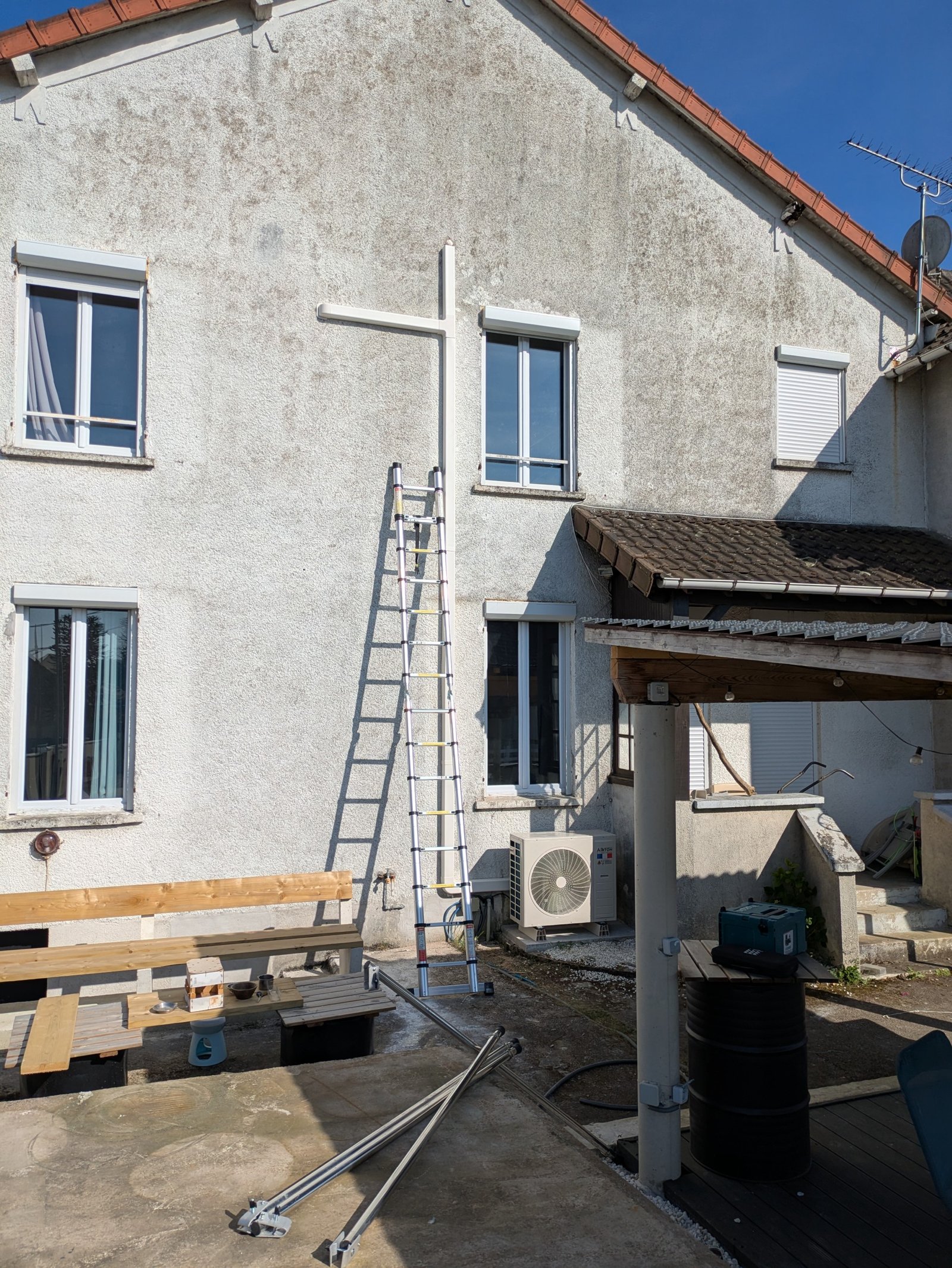installation d'une pompe à chaleur tri-split à melun 77
